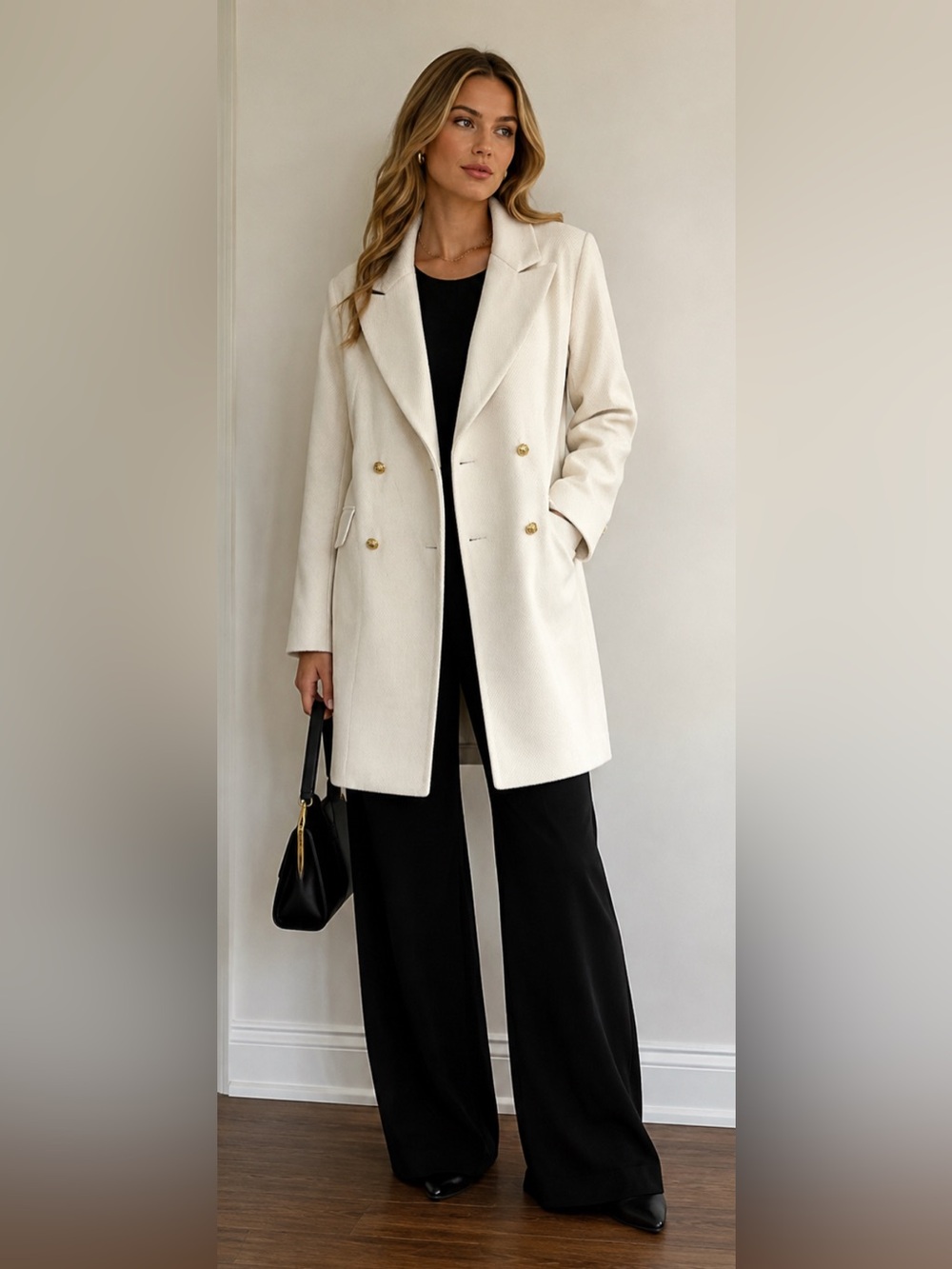 BCBG Max Azria White Coat